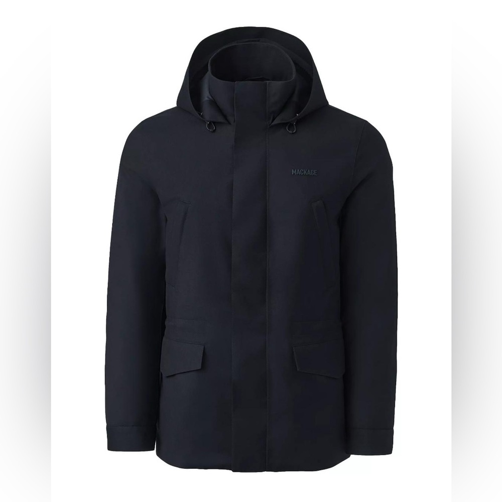 NWT Mackage City Morris Down Jacket Coat Black 44 XL